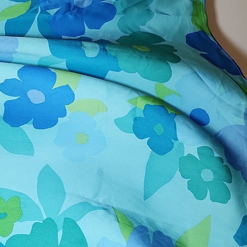 NWT ShowMeYourMuMu Mina Midi Slip Split Dress Picadilly Blue Luxe Satin Sz S - Picture 13 of 16